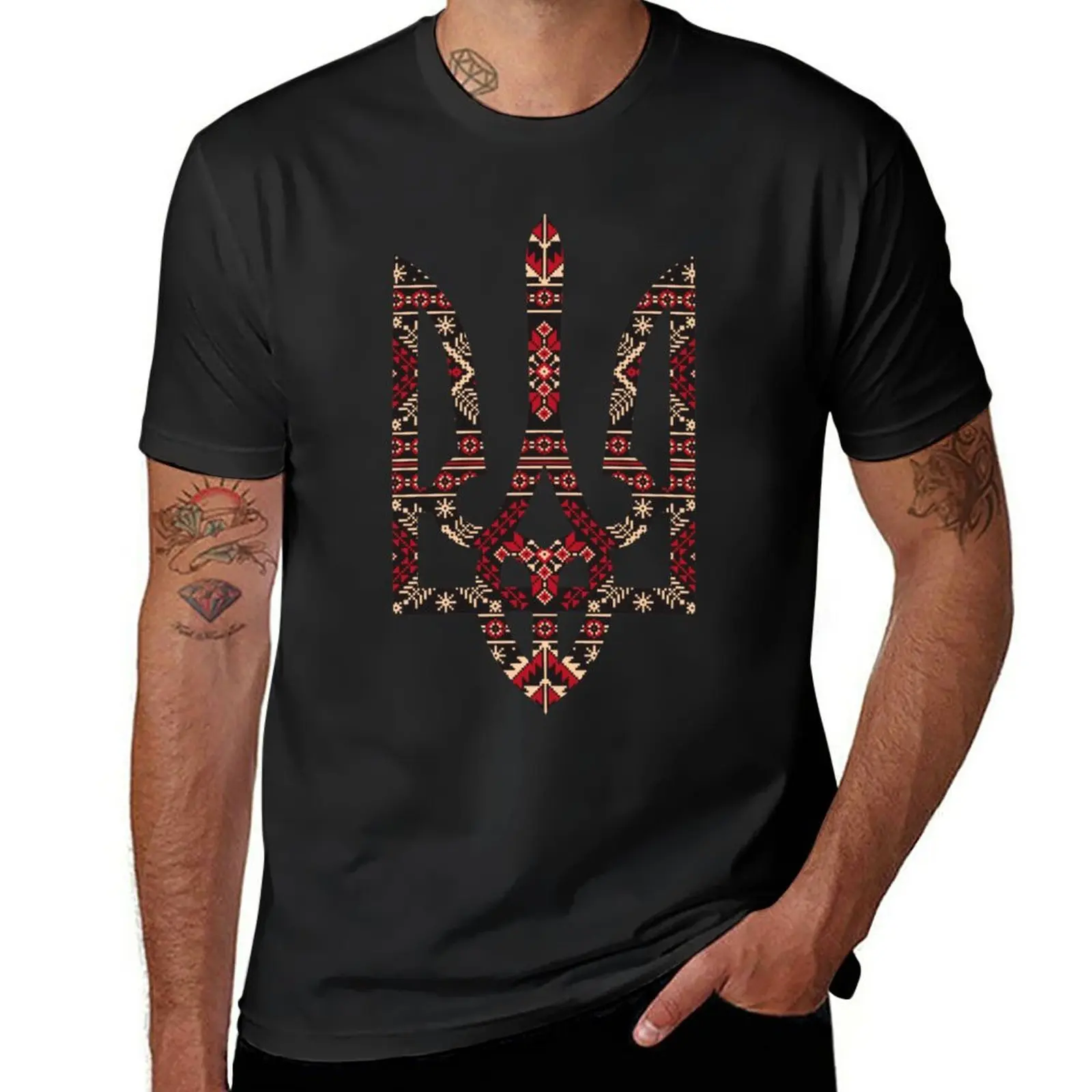 Ukrainian Vyshyvanka Flowers National Symbols of Ukraine T Shirt for Men Cotton T-Shirts Round Neck Tee Shirt Short Sleeve Gift
Ukrainian Vyshyvanka Flowers National Symbols of Ukraine T Shirt for Men Cotton T-Shirts Round Neck Tee Shirt Short Sleeve Gift