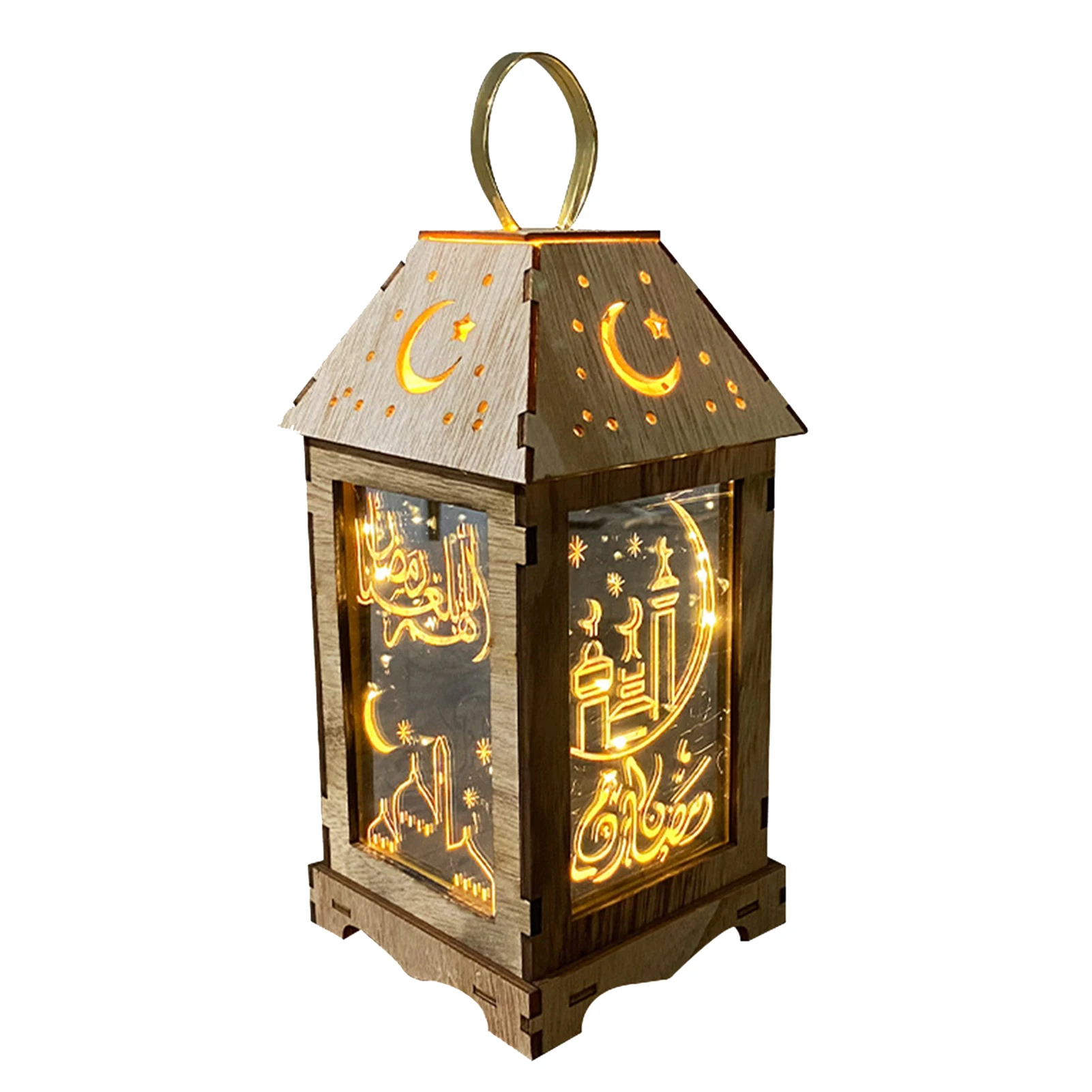Wooden Moon LED Lamp Ramadan Lantern Decorations Muslim Eid Mubarak Crafts Ornaments Light Home Party Office Party Supplies
Wooden Moon LED Lamp Ramadan Lantern Decorations Muslim Eid Mubarak Crafts Ornaments Light Home Party Office Party Supplies