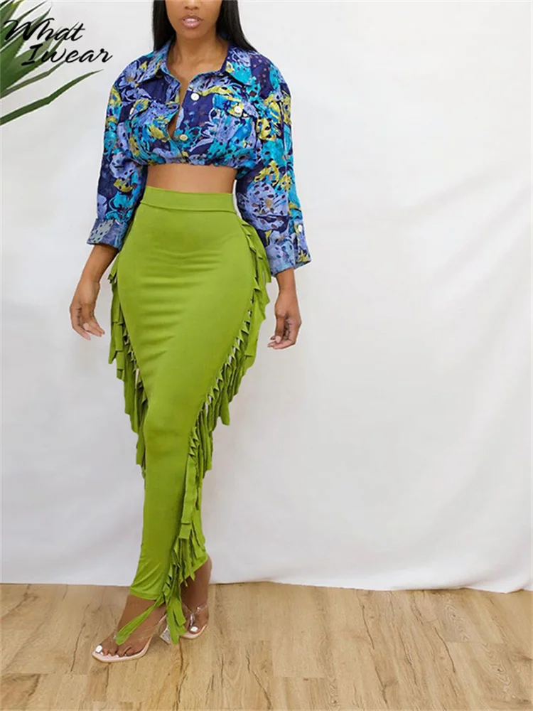 Whatiwear Elegant Skirt Women Unique Side Tassel Skinny Robe Straight Hight Waist Robe Stretchy Streetwear Style Female Clothes
Whatiwear Elegant Skirt Women Unique Side Tassel Skinny Robe Straight Hight Waist Robe Stretchy Streetwear Style Female Clothes