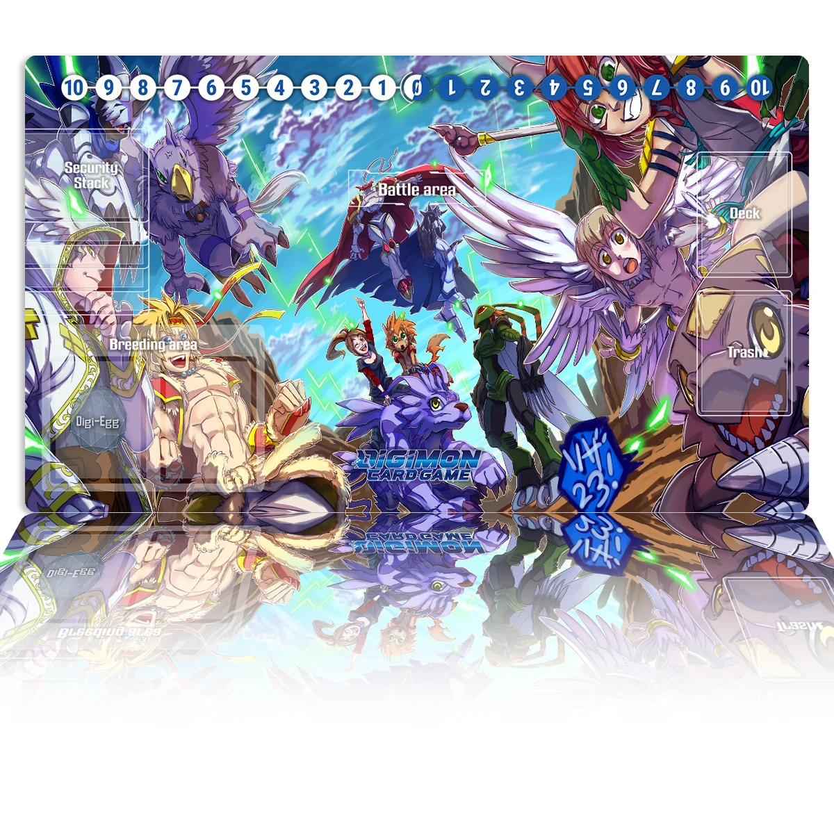 Игровой коврик Digimon Omnimon Garurumon Monodramon DTCG, коврик для настольных игр, игровой коврик для торговых карт, пользовательский Аниме Коврик для мыши, ...
Игровой коврик Digimon Omnimon Garurumon Monodramon DTCG, коврик для настольных игр, игровой коврик для торговых карт, пользовательский Аниме Коврик для мыши, ...
