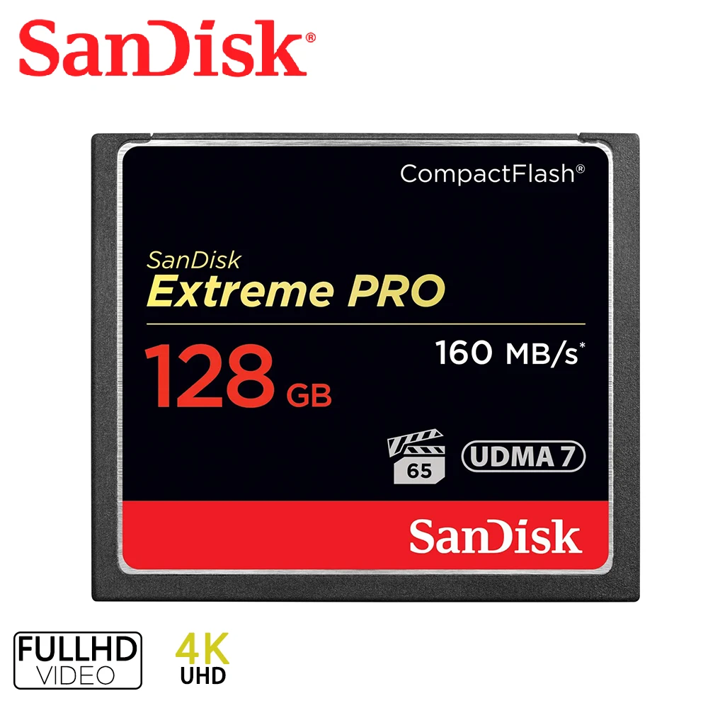32 Гб 64 компактная флэш-карта оригинальная SanDisk Extreme PRO UDMA7 128 ГБ 256 памяти CF карта