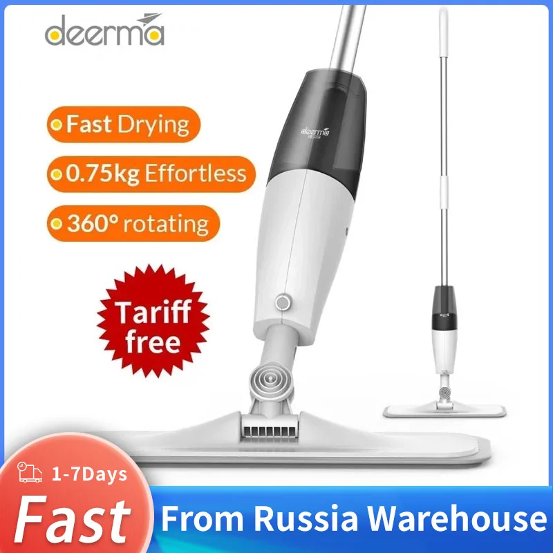YOUPIN Deerma Mop With Sprayer Bathroom Floor Mop With Spin 360 Degree Handle Mop For Home Wood Ceramic Tiles Floor Cleaning
YOUPIN Deerma Mop With Sprayer Bathroom Floor Mop With Spin 360 Degree Handle Mop For Home Wood Ceramic Tiles Floor Cleaning