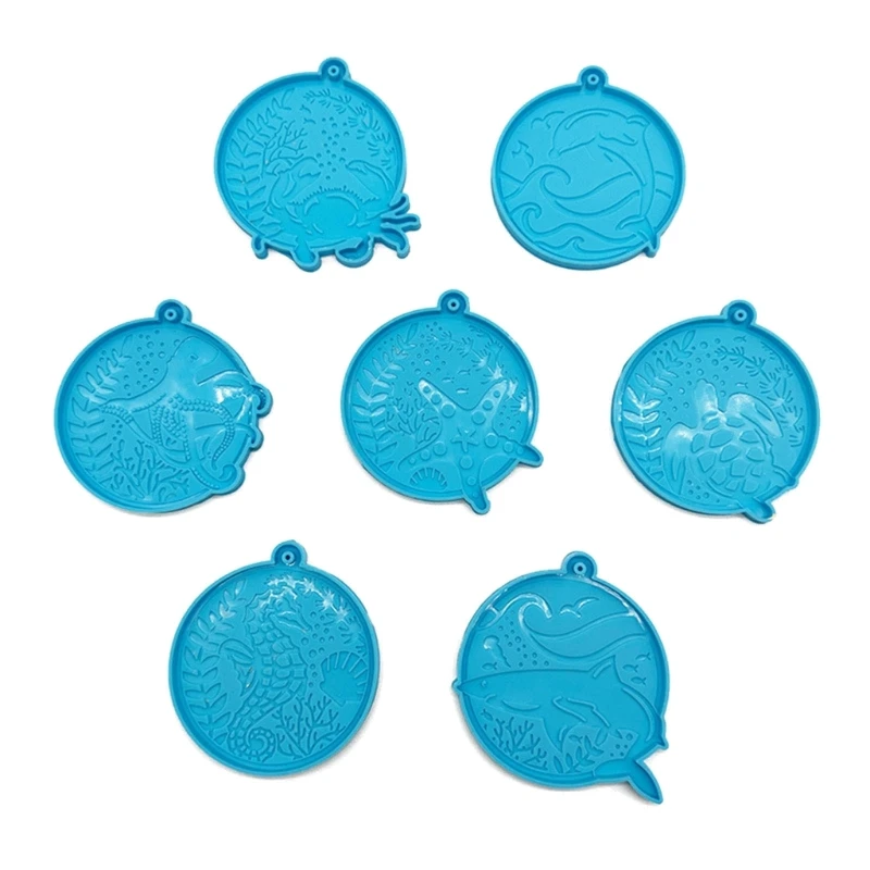 7Pcs Ocean Keychain Mold Set Unique Key Chains Pendant Resin Mould Marine Creatures DIY Silicone Molds for Craft Lovers
7Pcs Ocean Keychain Mold Set Unique Key Chains Pendant Resin Mould Marine Creatures DIY Silicone Molds for Craft Lovers