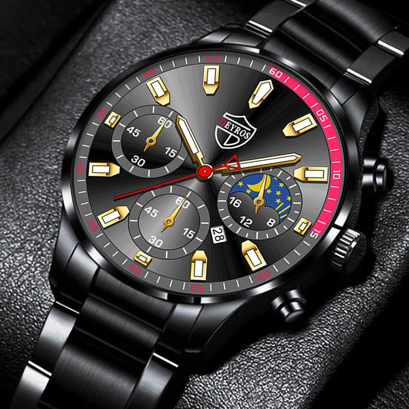 Fashion Mens Watches Men Business Stainless Steel Quartz Wrist Watch Luminous Clock Luxury Man Casual Leather Watch reloj hombre
Fashion Mens Watches Men Business Stainless Steel Quartz Wrist Watch Luminous Clock Luxury Man Casual Leather Watch reloj hombre