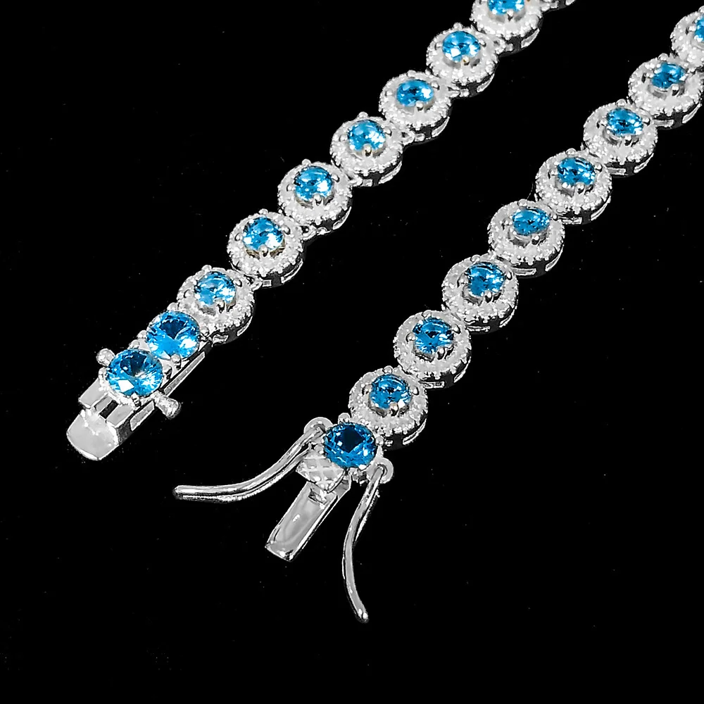 2023 Colored Jewelry Unisex Personalized Fashion Cuban Chain Necklace Circular Elements 6mm Micro Inlaid S925 Silver Bracelet
2023 Colored Jewelry Unisex Personalized Fashion Cuban Chain Necklace Circular Elements 6mm Micro Inlaid S925 Silver Bracelet