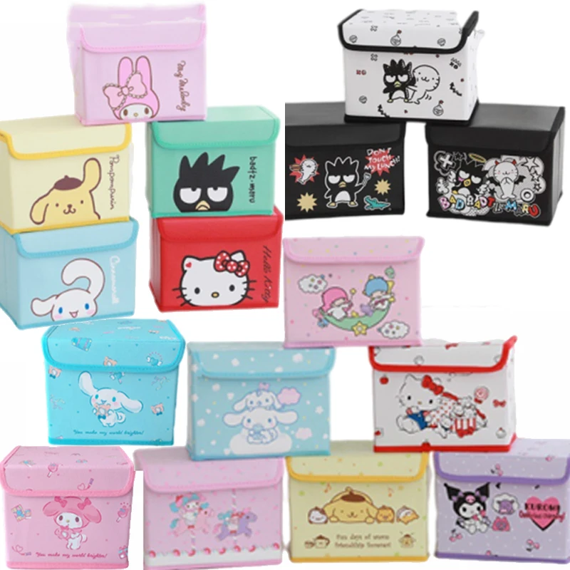 Мультяшный SanrioedKittys Mymelody Kuromi Cinnamoroll коробка для хранения с крышкой Складная Нетканая коробка для мелочей праздничный подарок
Мультяшный SanrioedKittys Mymelody Kuromi Cinnamoroll коробка для хранения с крышкой Складная Нетканая коробка для мелочей праздничный подарок
