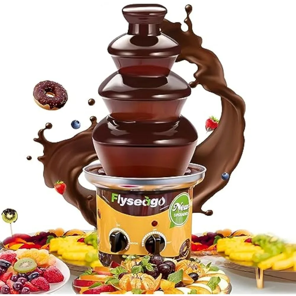 Flyseago 4 Tiers Chocolate Fountain Machine Upgraded Professional Fondue Fountain Easy Cleaning Hot Nacho Cheese Fountain Party
Flyseago 4 Tiers Chocolate Fountain Machine Upgraded Professional Fondue Fountain Easy Cleaning Hot Nacho Cheese Fountain Party
