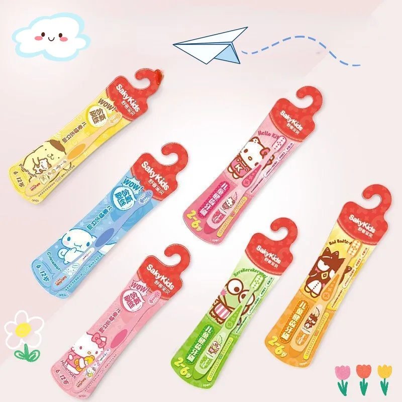 Sanrios Kittys Cinnamoroll Pompom Purins Xo Cartoon Cute Cartoon Children's Toothbrush Soft Bristle Gum Care Small Brush Head
Sanrios Kittys Cinnamoroll Pompom Purins Xo Cartoon Cute Cartoon Children's Toothbrush Soft Bristle Gum Care Small Brush Head