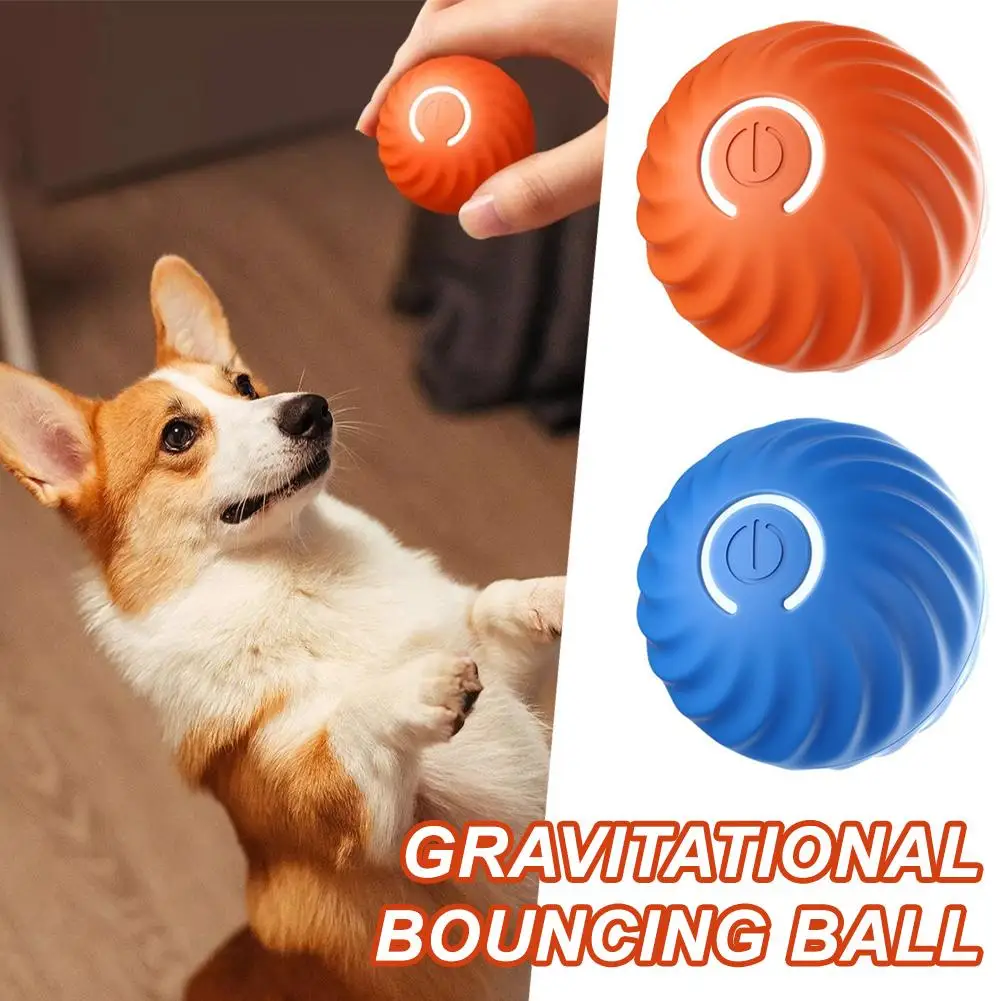 Smart Dog Toy Ball Automatic Moving Bouncing Rolling Ball for Small Medium Dog Cat Toy USB Rechargeable Dog Ball Rubber V0B1
Smart Dog Toy Ball Automatic Moving Bouncing Rolling Ball for Small Medium Dog Cat Toy USB Rechargeable Dog Ball Rubber V0B1