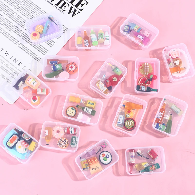 5PCS 1:12 Scale Cute Mini Dollhouse Miniature Drink Bottle Cake Desserts Bento Food Pretend Play Food Toy Kitchen Accessories
5PCS 1:12 Scale Cute Mini Dollhouse Miniature Drink Bottle Cake Desserts Bento Food Pretend Play Food Toy Kitchen Accessories