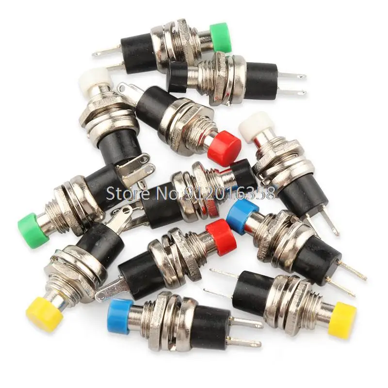 PBS-110 7MM Momentary Push Button Switch Press The Reset Switch Momentary ON OFF Push Button Micro Switch Normally Open NO
PBS-110 7MM Momentary Push Button Switch Press The Reset Switch Momentary ON OFF Push Button Micro Switch Normally Open NO