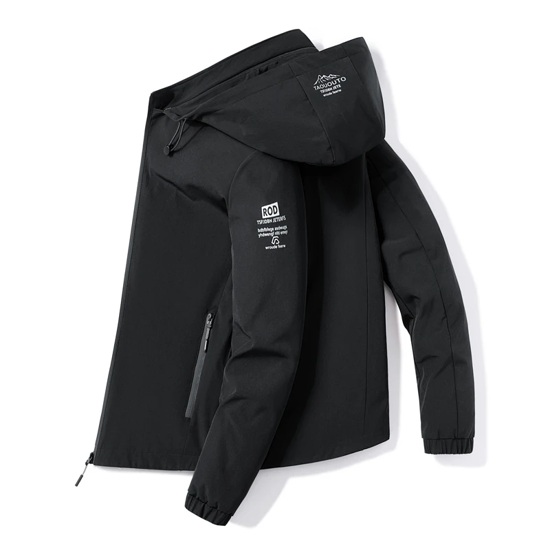 Spring Mens Jacket Trendy Thin Solid Color Hooded Jackets Hip Hop Streetwear Man Casual Coats Sport Autumn Black Windbreaker 4XL
Spring Mens Jacket Trendy Thin Solid Color Hooded Jackets Hip Hop Streetwear Man Casual Coats Sport Autumn Black Windbreaker 4XL