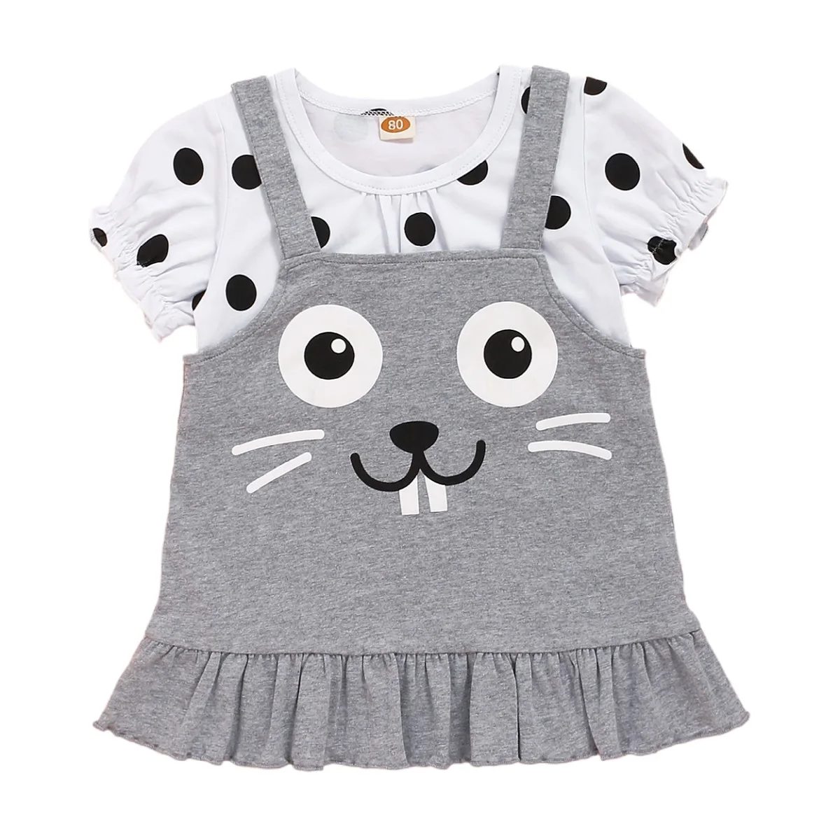 Baby Girl Dress Summer Polka Dot Short Sleeve Dress 2PCS Set Casual Wear Children Clothing Girls Dress Printed Dress Kid Clothes
Baby Girl Dress Summer Polka Dot Short Sleeve Dress 2PCS Set Casual Wear Children Clothing Girls Dress Printed Dress Kid Clothes