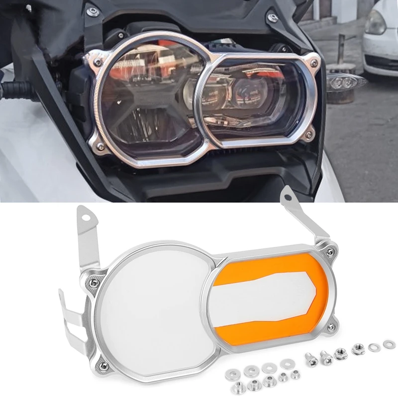 Motorcycle Headlight Grille Cover head light lamp Guard Protector for BMW R1200GS R1250GS ADV / LC 2013-2020 Silver
Motorcycle Headlight Grille Cover head light lamp Guard Protector for BMW R1200GS R1250GS ADV / LC 2013-2020 Silver