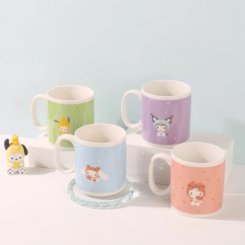 Cute Sanrio Ceramic Mug Kuromi Mymelody Accessories Kawaii Beauty Cartoon Anime Coffee Mug Milk Water Mug Toys for Girls Gift
Cute Sanrio Ceramic Mug Kuromi Mymelody Accessories Kawaii Beauty Cartoon Anime Coffee Mug Milk Water Mug Toys for Girls Gift