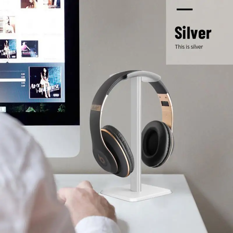 Earphone Stand Stability Non-slip Design Headphone Holder Removable Aluminum Alloy Headphone Display Stand Rack Mount
Earphone Stand Stability Non-slip Design Headphone Holder Removable Aluminum Alloy Headphone Display Stand Rack Mount