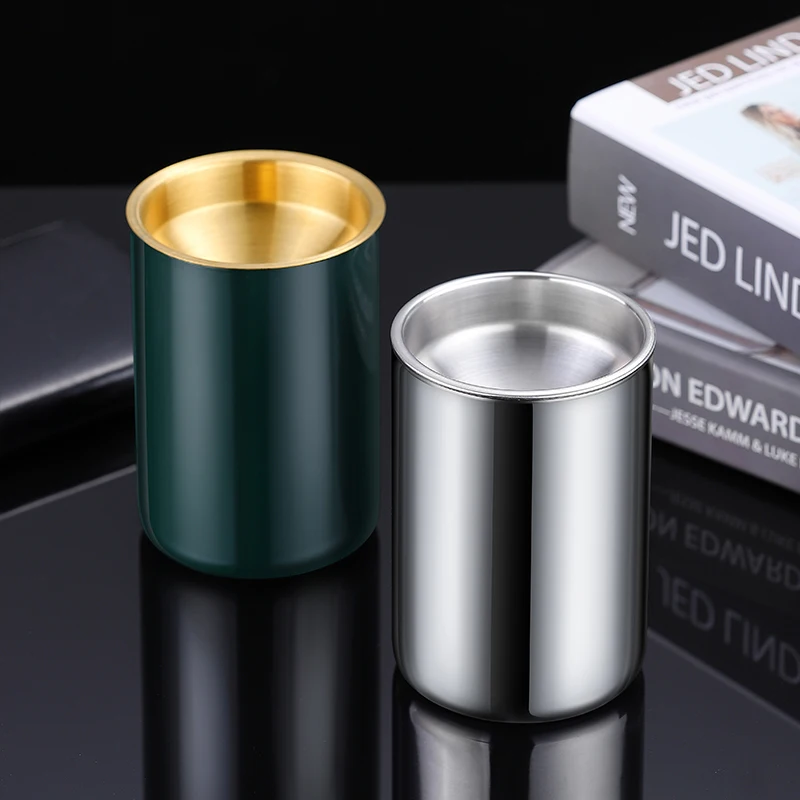 Stainless Steel Ashtray Household With Cover Creative Personality Trend Living Room Bedroom Retro Wind Ashtray Anti Fly Ash New
Stainless Steel Ashtray Household With Cover Creative Personality Trend Living Room Bedroom Retro Wind Ashtray Anti Fly Ash New