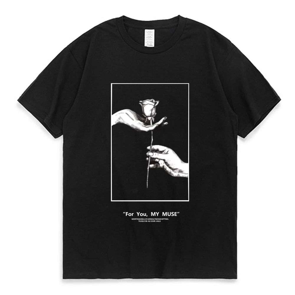 Rapper Lil Peep Same Paragraph Rose Print T-shirts Men Women Fashion High Quality Pure Cotton T Shirt Hip Hop Streetwear Tees
Rapper Lil Peep Same Paragraph Rose Print T-shirts Men Women Fashion High Quality Pure Cotton T Shirt Hip Hop Streetwear Tees