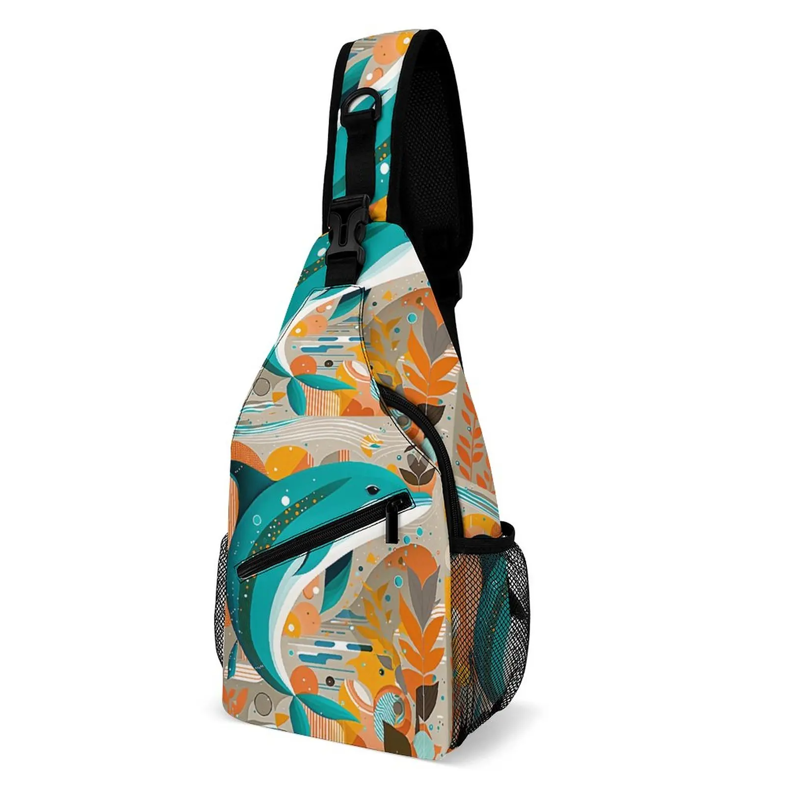 Dolphin Chest Bags Men Vibrant Illustration Modern Art Trekking Shoulder Bag Streetwear Print Crossbody Bag Business Sling Bags
Dolphin Chest Bags Men Vibrant Illustration Modern Art Trekking Shoulder Bag Streetwear Print Crossbody Bag Business Sling Bags