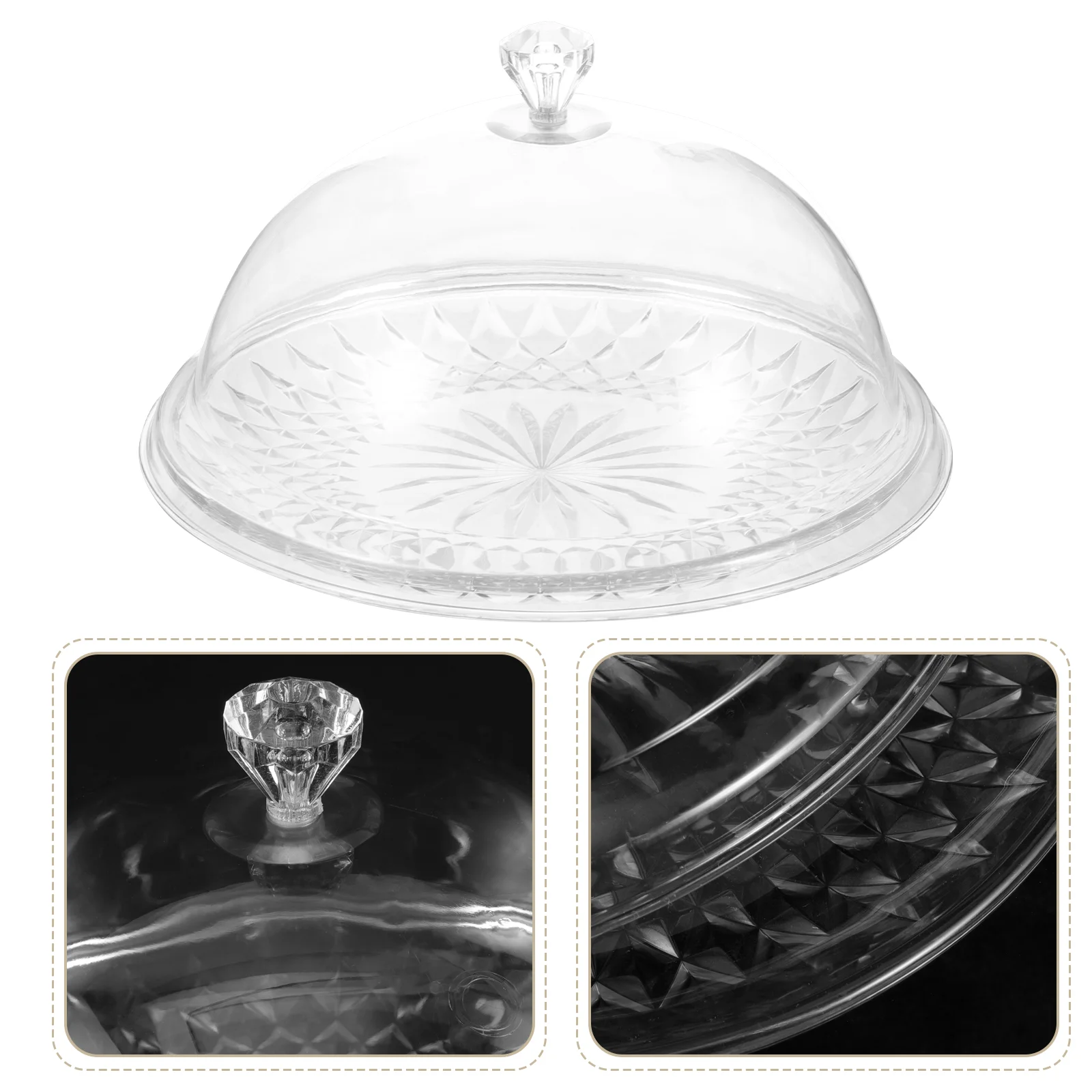 Fruit Tray Lid Covered Bowl Round Cake Plate Dome 21x21CM Transparent Plastic Dessert
Fruit Tray Lid Covered Bowl Round Cake Plate Dome 21x21CM Transparent Plastic Dessert