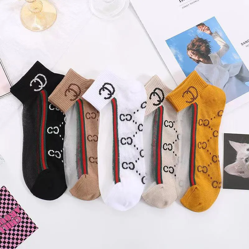 5 Pairs Socks Female Spring And Summer Breathable Crystal Socks Summer Men's Stockings Mesh Silk Ice Transparent Socks
5 Pairs Socks Female Spring And Summer Breathable Crystal Socks Summer Men's Stockings Mesh Silk Ice Transparent Socks