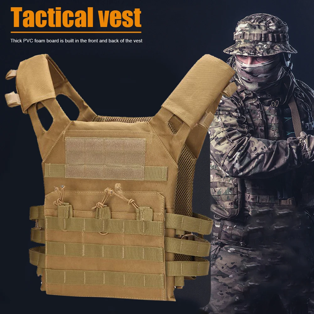 Тактический Жилет Molle 600D из ткани Оксфорд, Регулируемый легкий переносной жилет из водонепроницаемой ткани, оборудование для джунглей
Тактический Жилет Molle 600D из ткани Оксфорд, Регулируемый легкий переносной жилет из водонепроницаемой ткани, оборудование для джунглей