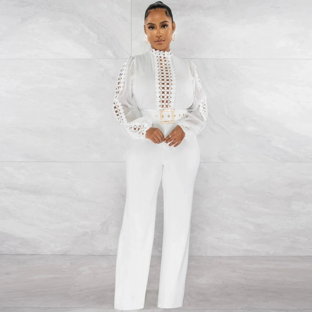 Hot Sale Sexy Romper Pants Women Slim Dashiki African Jumpsuit Long Sleeve Spring Summer Solid Casual Cargo Pants And Belt 2023
Hot Sale Sexy Romper Pants Women Slim Dashiki African Jumpsuit Long Sleeve Spring Summer Solid Casual Cargo Pants And Belt 2023