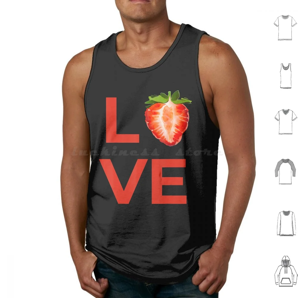 Love Strawberry Fruit Lovers Vegan Veggie Healthy Plant Food Tank Tops Print Cotton Snacks Of Delicious Turkish
Love Strawberry Fruit Lovers Vegan Veggie Healthy Plant Food Tank Tops Print Cotton Snacks Of Delicious Turkish