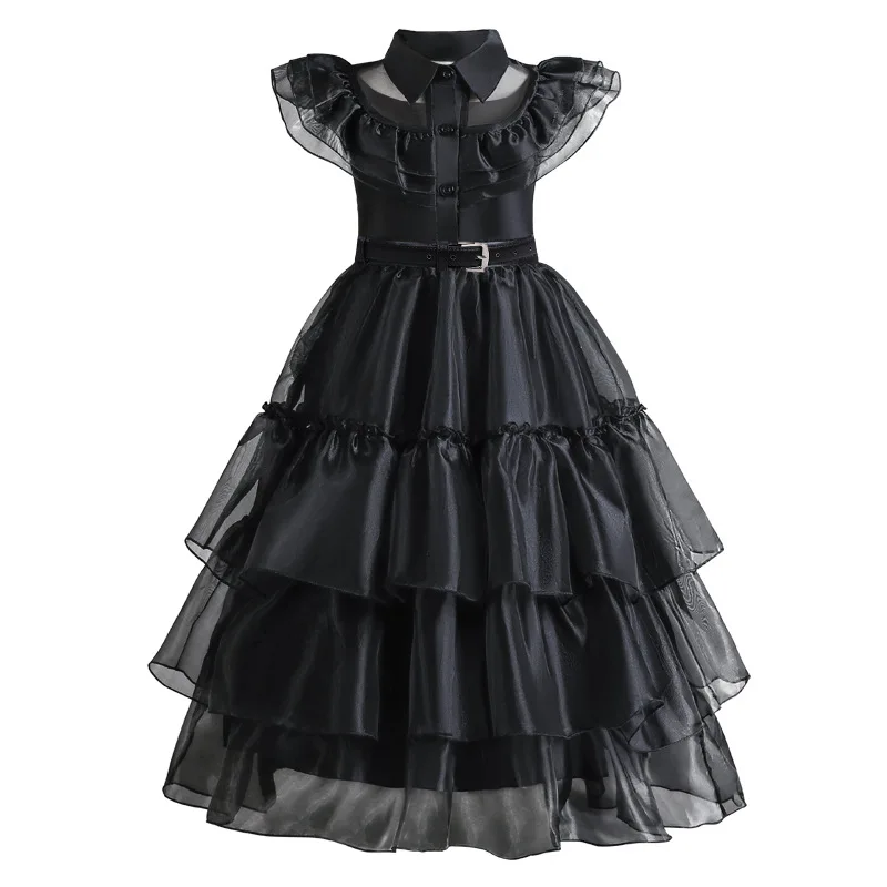 Baby Dress For Girls Balck Wednesday Costume Teenage Girl Birthday Cosplay Carnival Kids Princess Dresses+Belt Sets 5 7 12 14Yrs
Baby Dress For Girls Balck Wednesday Costume Teenage Girl Birthday Cosplay Carnival Kids Princess Dresses+Belt Sets 5 7 12 14Yrs