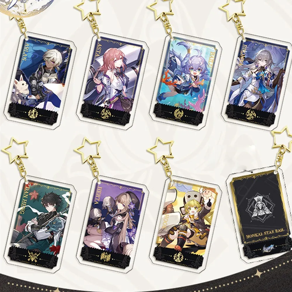 Honkai Star Rail Keychain Cosplay Game Blade Danheng March 7th Himeko Bailu Kafka Hill Seele Anime Acrylic Pendant Keyring Gift
Honkai Star Rail Keychain Cosplay Game Blade Danheng March 7th Himeko Bailu Kafka Hill Seele Anime Acrylic Pendant Keyring Gift