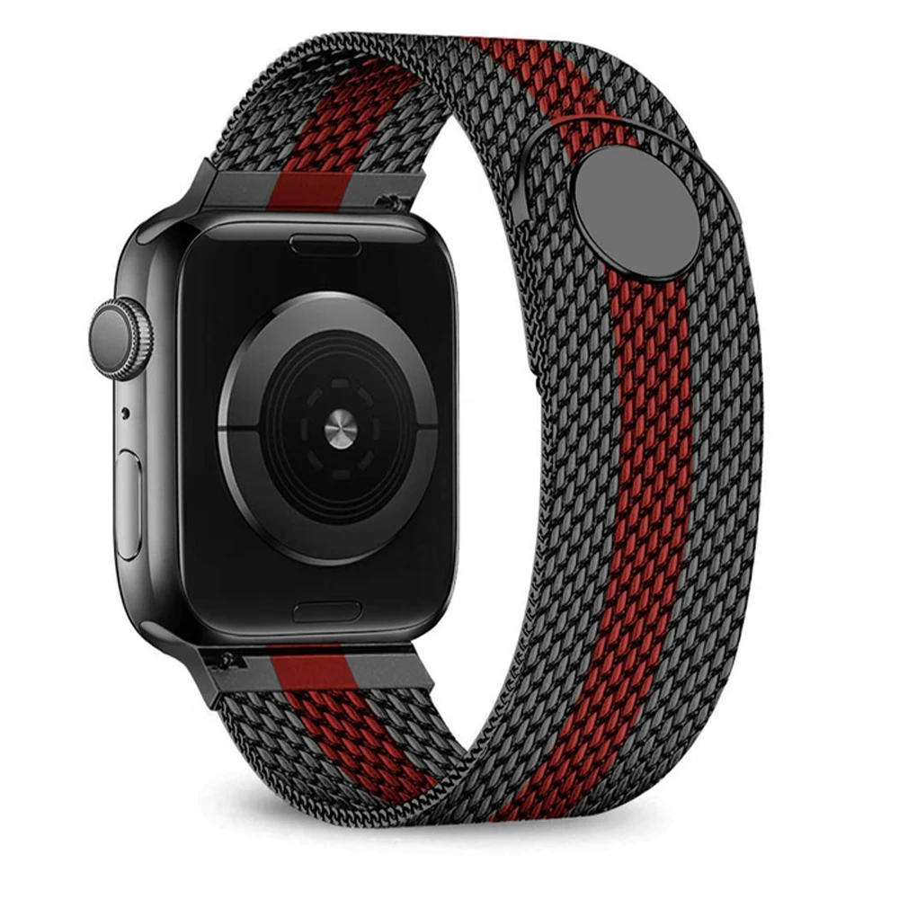 Strap For Apple watch band 44mm 40mm 38mm 42mm stainless steel belt Magnetic loop bracelet correa iwatch 6 5 4 3 SE 7 45mm 41mm
Strap For Apple watch band 44mm 40mm 38mm 42mm stainless steel belt Magnetic loop bracelet correa iwatch 6 5 4 3 SE 7 45mm 41mm