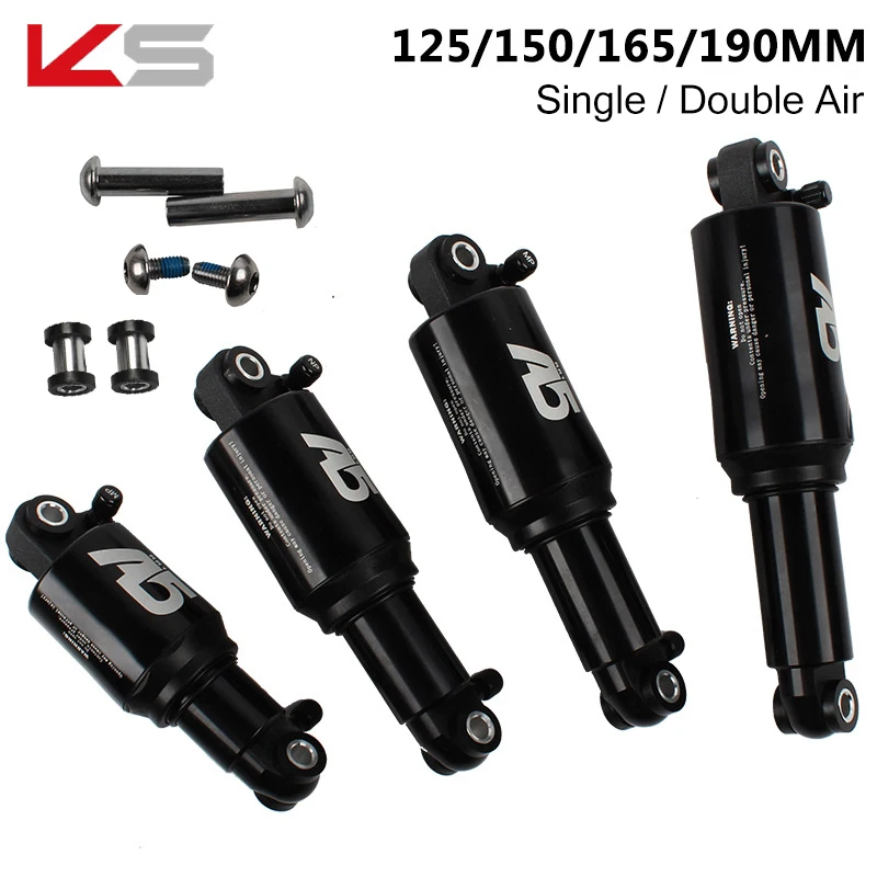 

KS A5 RR1 Rear Shock MTB Solo/Dual Air Suspension 125 150 165 190 MM Bicycle Bike Air Pressure Absorber Cycling Parts