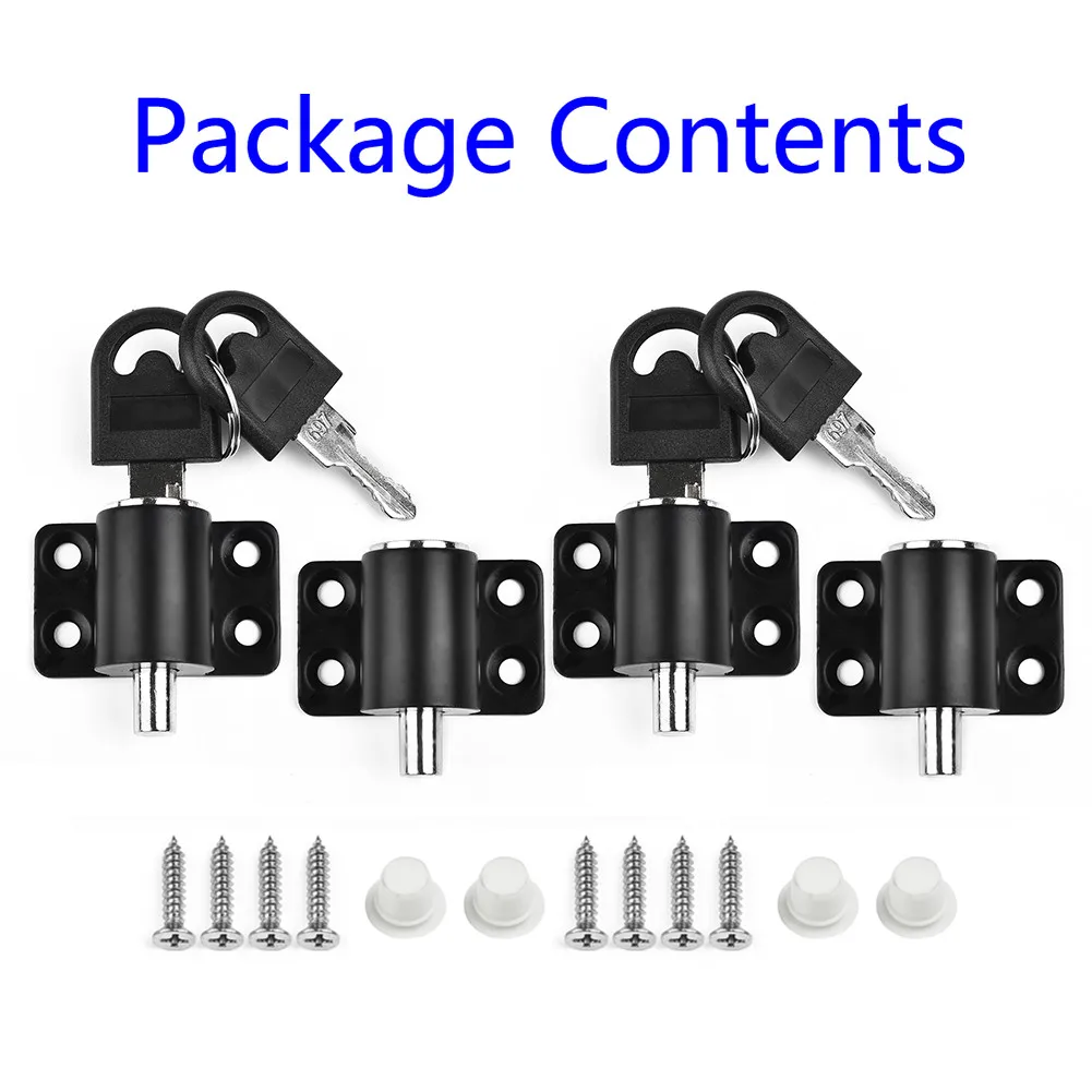 2*Sliding Patio Door Locks Key Push Baby Child Safety Protection Antitheft Door Window Security Lock Catches Set
2*Sliding Patio Door Locks Key Push Baby Child Safety Protection Antitheft Door Window Security Lock Catches Set