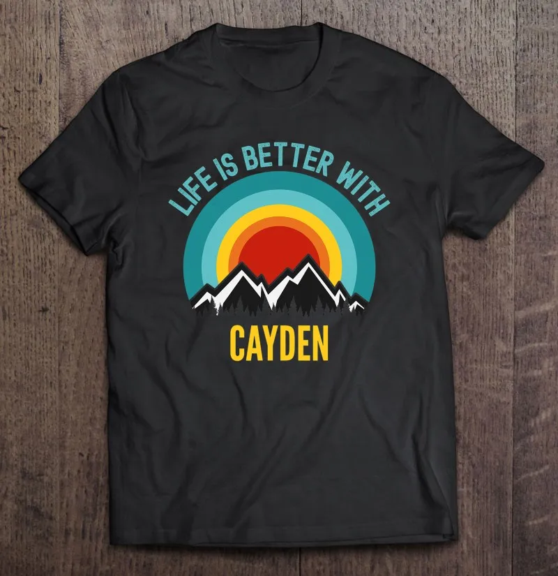 Мужские футболки с надписью Life Is Better With Cayden, свидание, Cayden, большие размеры, винтажные мужские футболки
Мужские футболки с надписью Life Is Better With Cayden, свидание, Cayden, большие размеры, винтажные мужские футболки