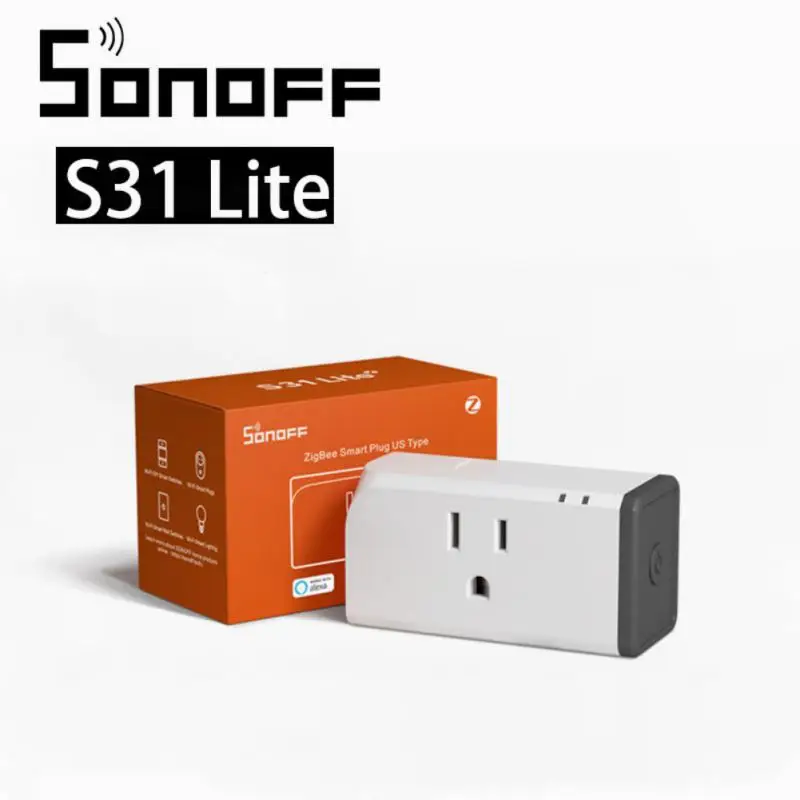 

SONOFF S31 Lite US Smart Zigbee Socket Plug Ewelink APP Voice Remote Control Smart Home Switches Support Alexa/SmartThings