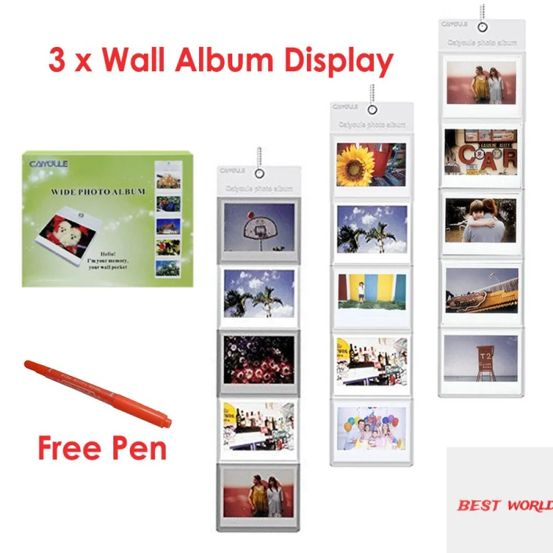 15 Pockets Wall Hang Photo Frame Polariod Hanging Picture Frame Album for Fujifilm Fuji Instax Wide 210 300 Camera Lomography Lo
15 Pockets Wall Hang Photo Frame Polariod Hanging Picture Frame Album for Fujifilm Fuji Instax Wide 210 300 Camera Lomography Lo