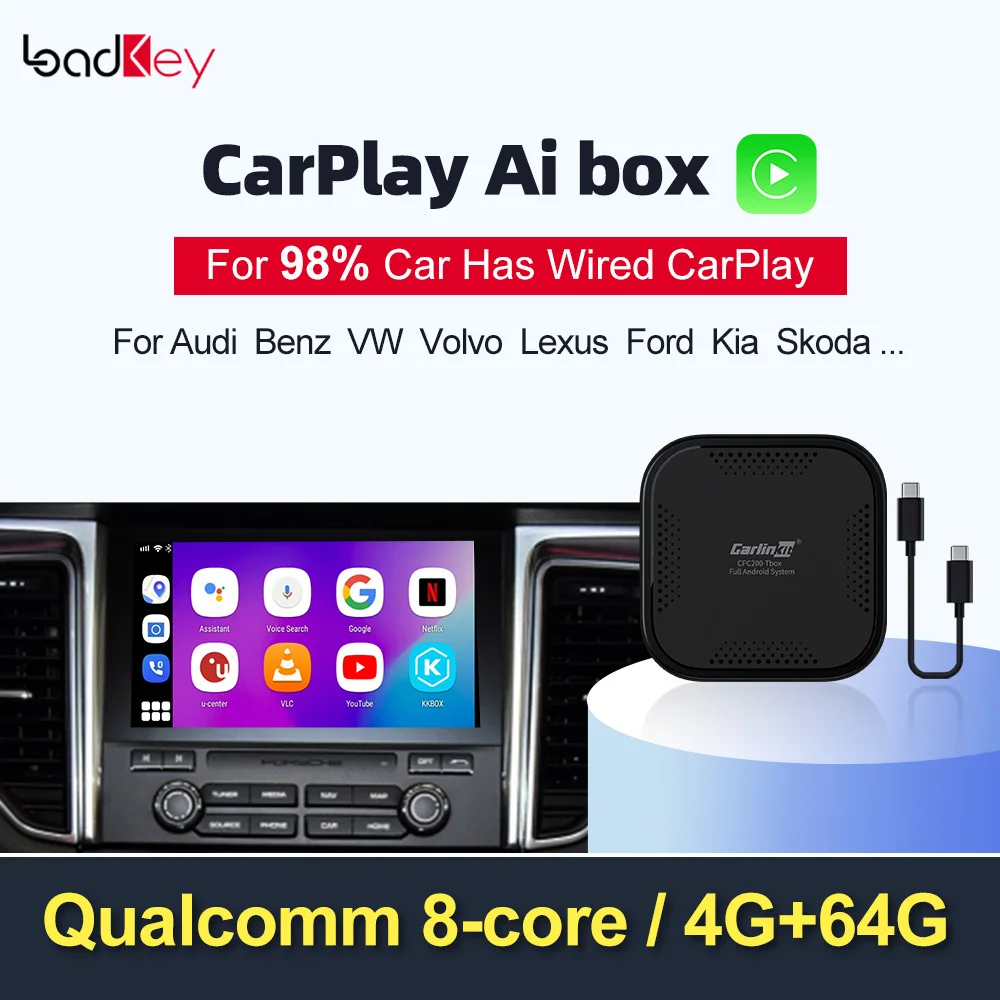 Carlinkit 3 CarPlay Ai Box беспроводной Apple CarPlay беспроводной Android авто для Audi Bmw Mazda Toyota для Netflix TV 4G LTE 128G GPS
Carlinkit 3 CarPlay Ai Box беспроводной Apple CarPlay беспроводной Android авто для Audi Bmw Mazda Toyota для Netflix TV 4G LTE 128G GPS
