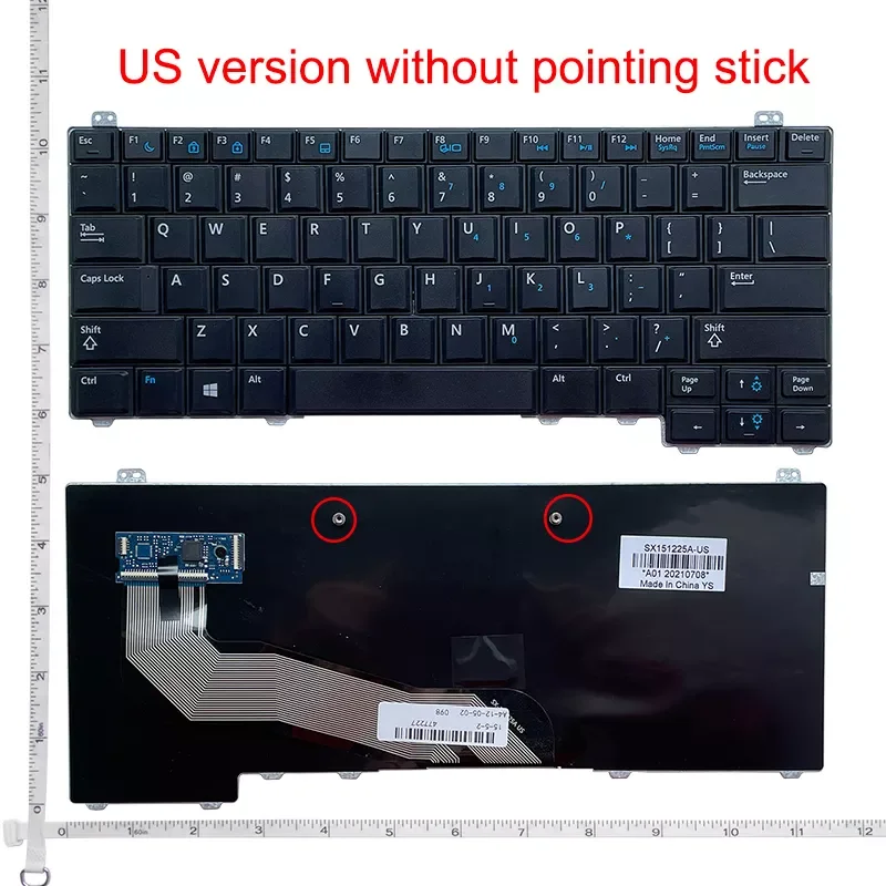 NEW2023 US Black English Replace laptop keyboard for DELL For Latitude E5440 Y4H14
NEW2023 US Black English Replace laptop keyboard for DELL For Latitude E5440 Y4H14