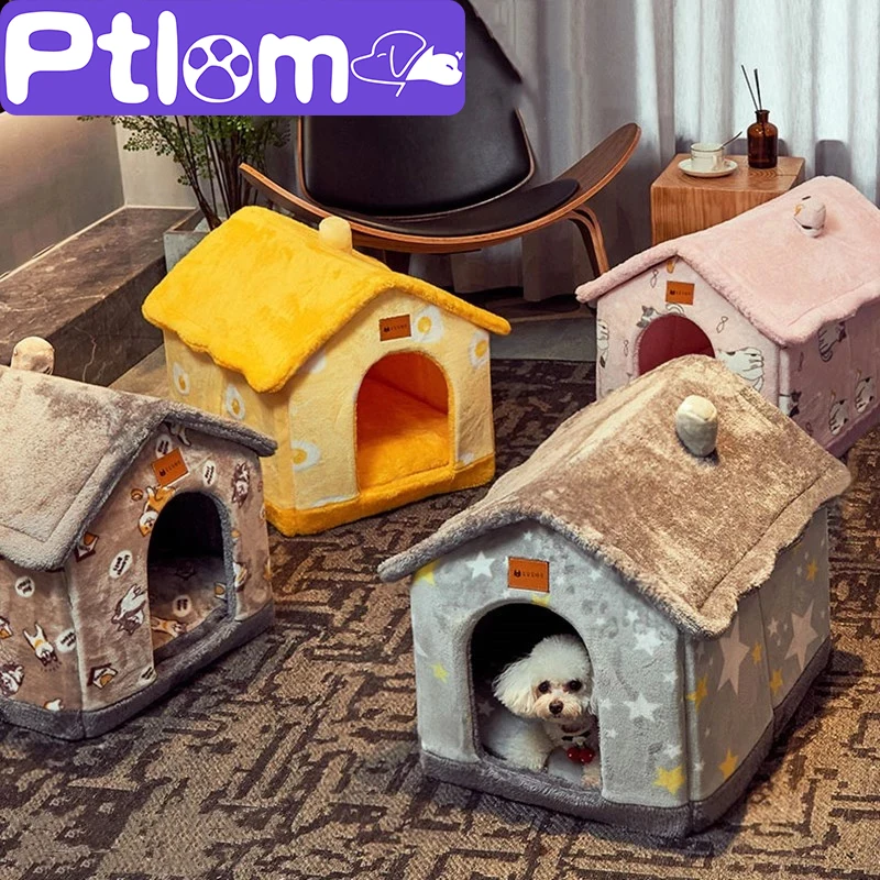 Foldable Dog House Pet Cat Bed Winter Dog Villa Sleep Kennel Removable Nest Warm Enclosed Cave Sofa Pet Supply
Foldable Dog House Pet Cat Bed Winter Dog Villa Sleep Kennel Removable Nest Warm Enclosed Cave Sofa Pet Supply