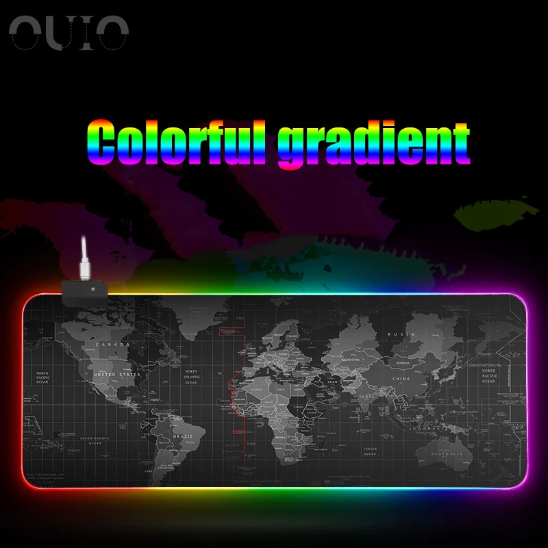 OUIO RGB Large Old Map Luminous Mouse Pad Keyboard Game Non-slip Table Mat Computer Pad Notebook Pad High Quality Wholesale Pad
OUIO RGB Large Old Map Luminous Mouse Pad Keyboard Game Non-slip Table Mat Computer Pad Notebook Pad High Quality Wholesale Pad