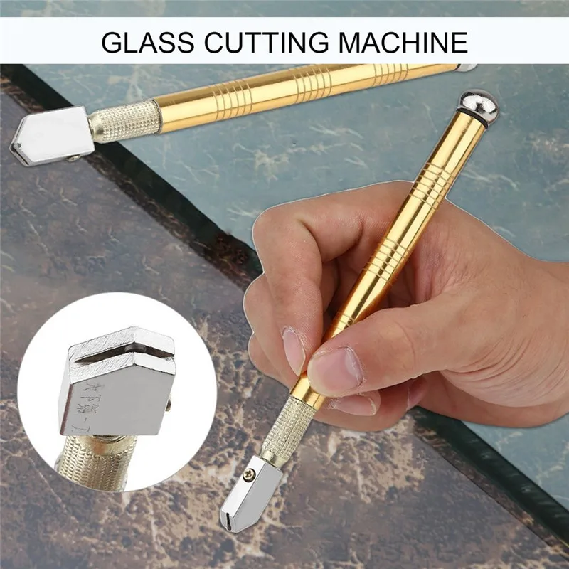 Diamond Glass Cutter Professional Portable Wheel Blade Antislip Metal Handle 175mm For DIY Tile Mirror Craft Cutting Hand Tools
Diamond Glass Cutter Professional Portable Wheel Blade Antislip Metal Handle 175mm For DIY Tile Mirror Craft Cutting Hand Tools