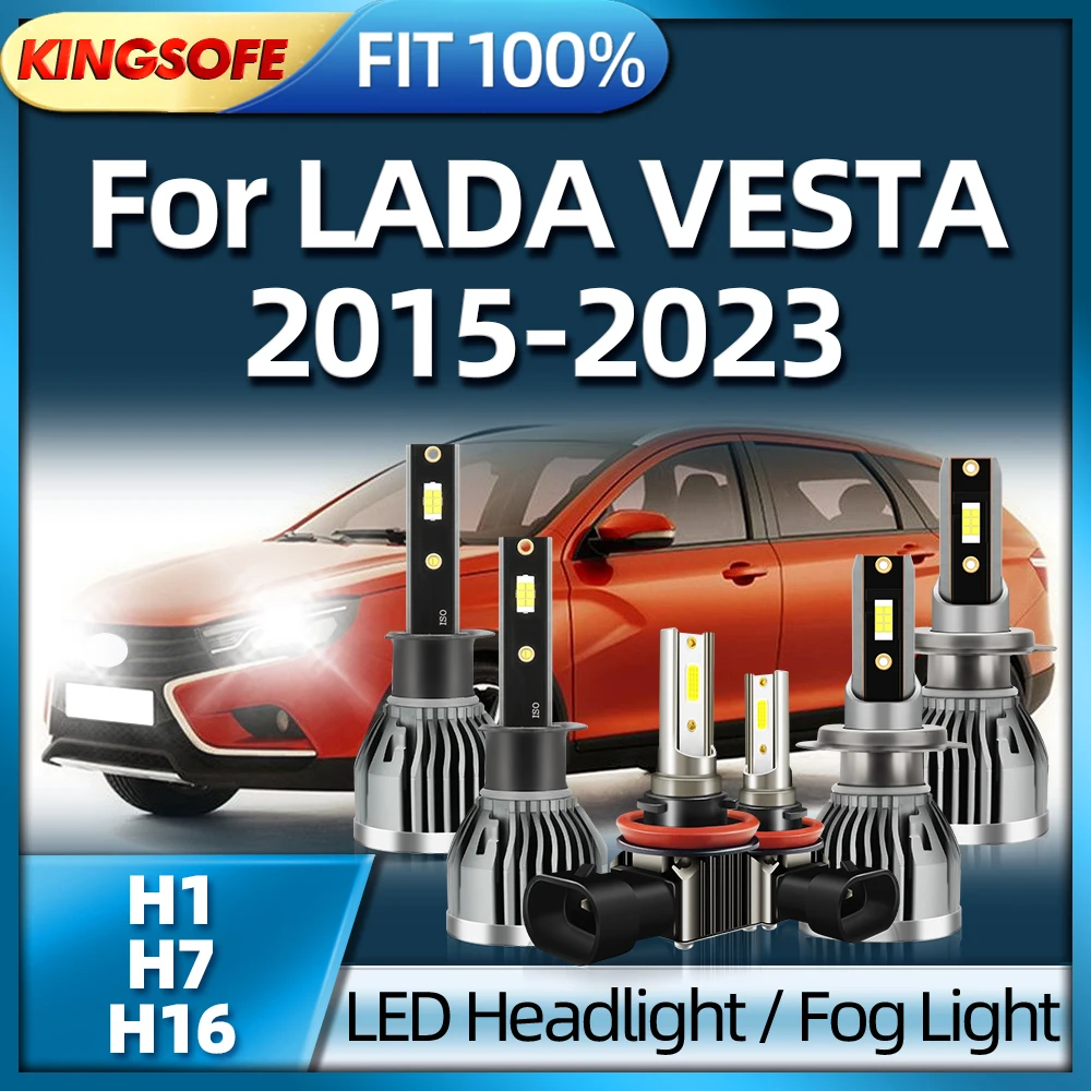 

Roadsun H7 LED H1 Car Headlight Auto H16 H11 Fog Lamp Super Bright Light For LADA VESTA 2015 2016 2017 2018 2019 2020 2021-2023