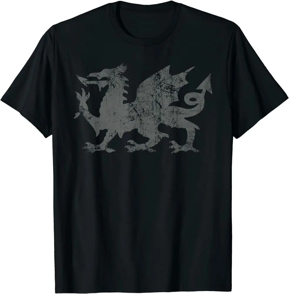 Вельский флаг Heraldry Дракон Вельш Футбол День святого Давида футболка с надписью