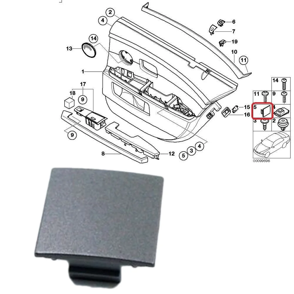 2 шт., накладки на переднюю дверь, ABS 51417025647 для BMW 7 серии E65 E66 745i 02-08, серый, 2,5*2,4*0,9 см
2 шт., накладки на переднюю дверь, ABS 51417025647 для BMW 7 серии E65 E66 745i 02-08, серый, 2,5*2,4*0,9 см