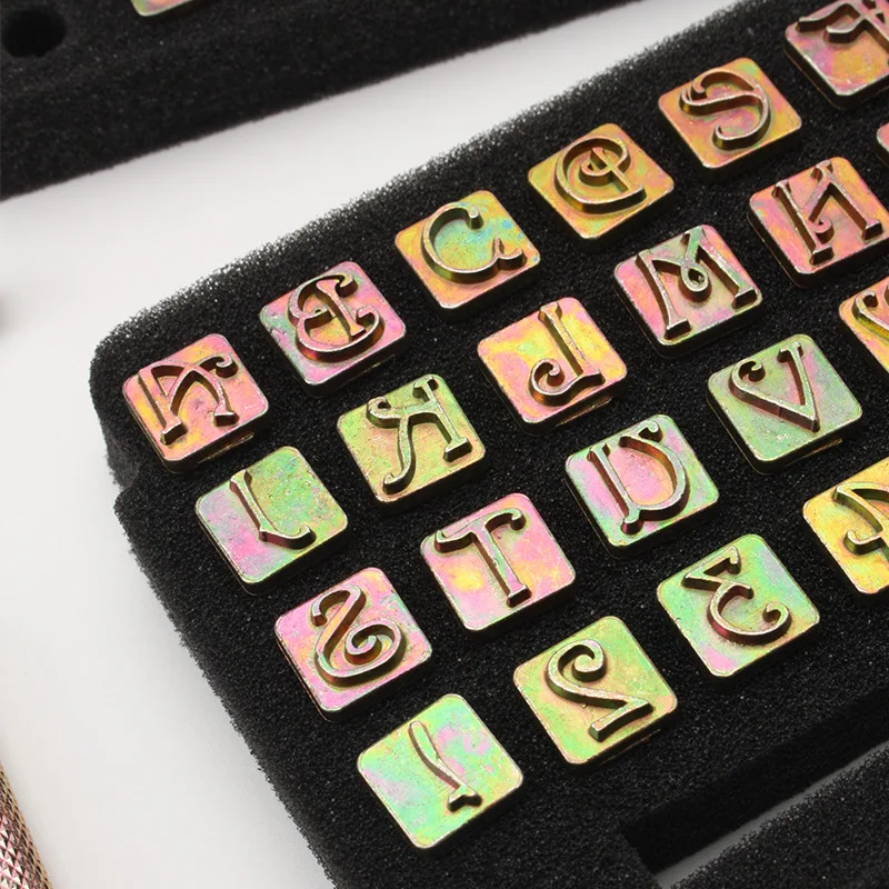 New Design 6mm/9mm Alphabet Letters & Number Stampers Set Steel Punch Metal Letter Punching Leather Tools for DIY Leather Craft
New Design 6mm/9mm Alphabet Letters & Number Stampers Set Steel Punch Metal Letter Punching Leather Tools for DIY Leather Craft