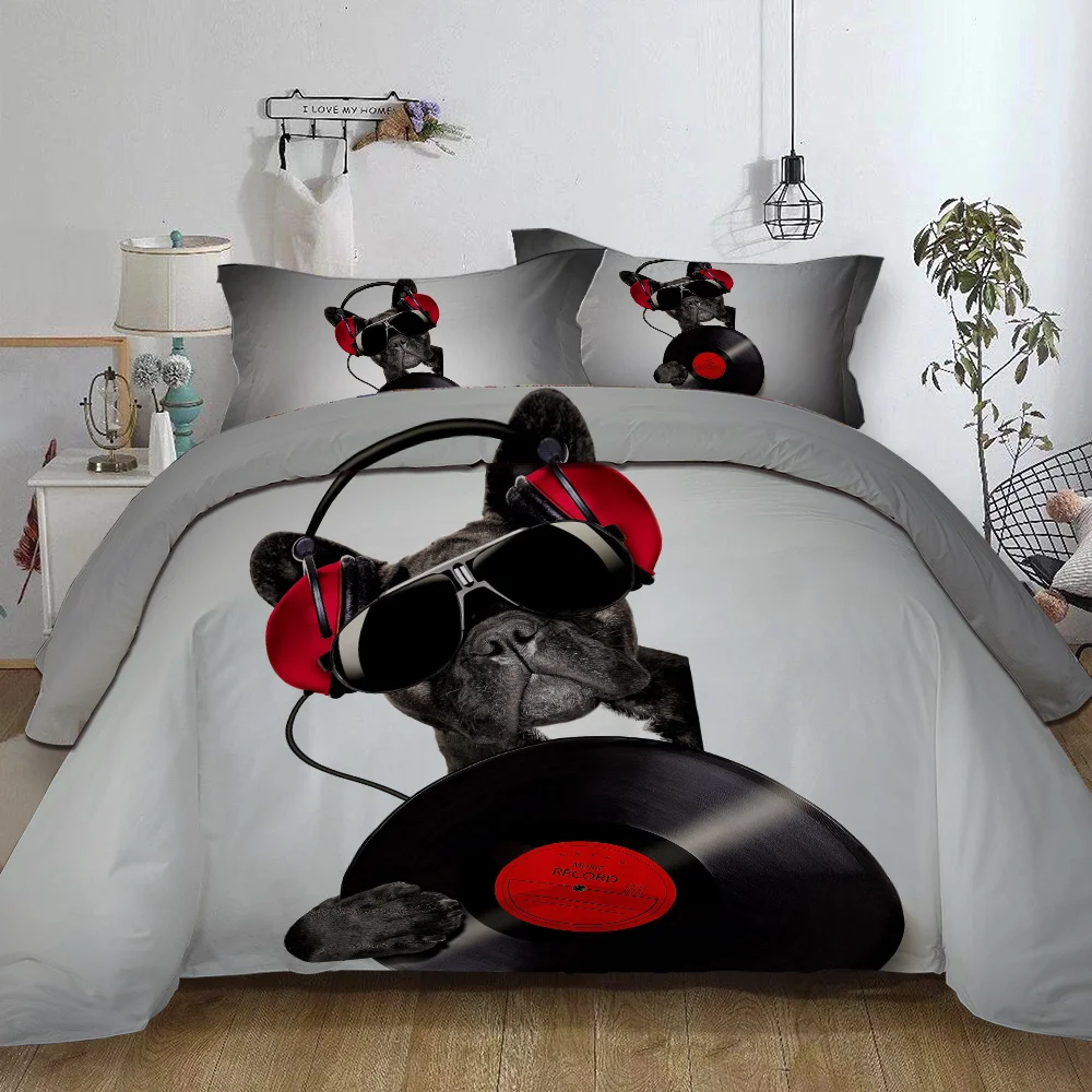 Горячая Распродажа высококачественный Комплект постельного белья с изображением французской собаки, одинарное одеяло с двойным покрытием...
Горячая Распродажа высококачественный Комплект постельного белья с изображением французской собаки, одинарное одеяло с двойным покрытием...