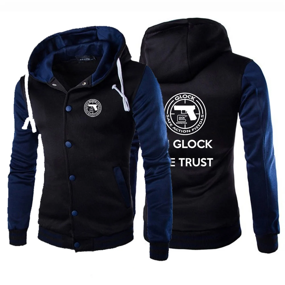 2022 Glock Handgun USA Logo Printing Custom Made Spliced Men Hoodie Jacket Cardigan Slim Warm Hooded Baseball Uniform
2022 Glock Handgun USA Logo Printing Custom Made Spliced Men Hoodie Jacket Cardigan Slim Warm Hooded Baseball Uniform