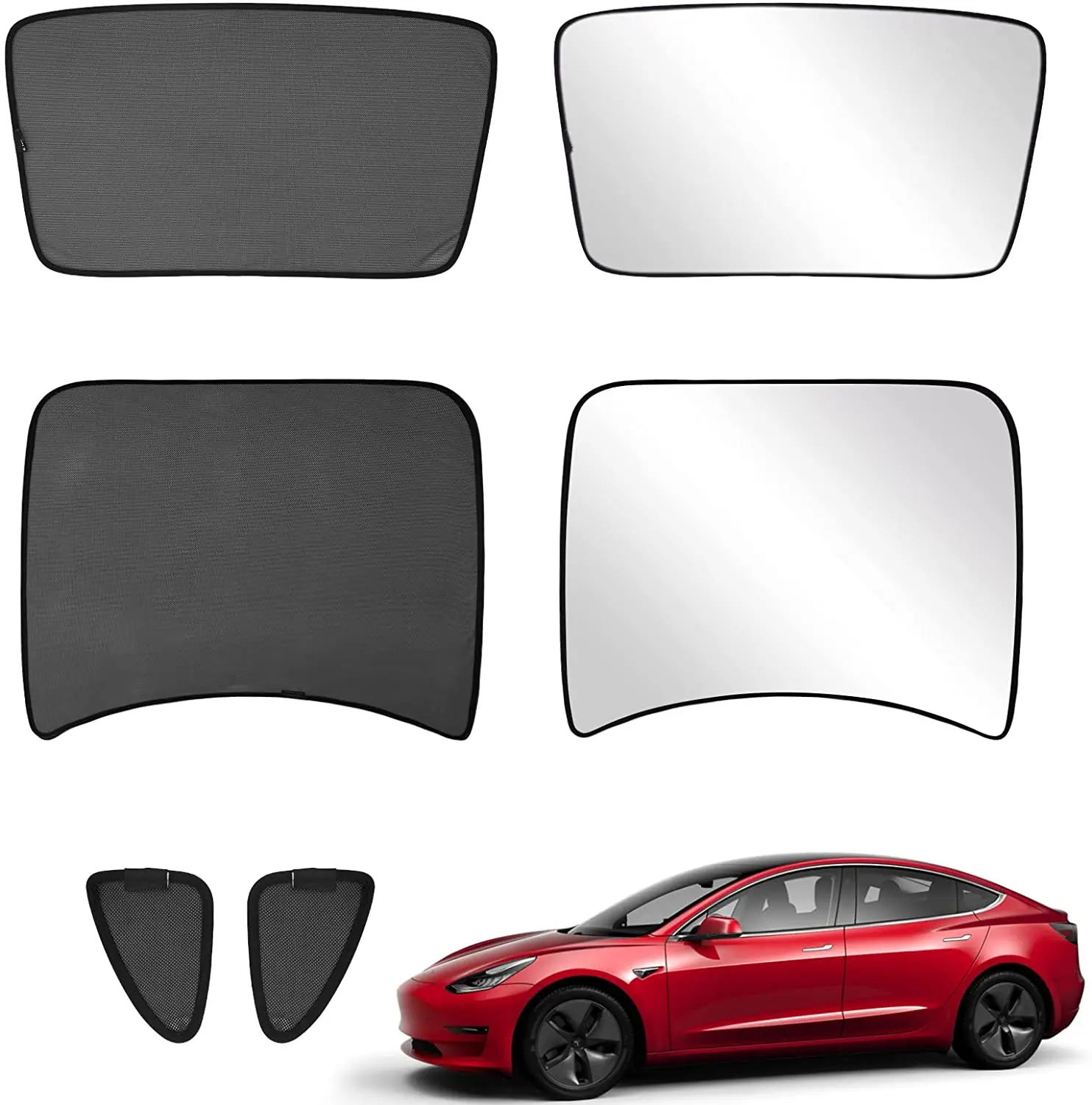 Roof Sunshade for Tesla Model Y 3 Sunshade with Sunroof Rear Window UV Protection for Auto Car Sun Protector for Tesla Model 3 Y
Roof Sunshade for Tesla Model Y 3 Sunshade with Sunroof Rear Window UV Protection for Auto Car Sun Protector for Tesla Model 3 Y