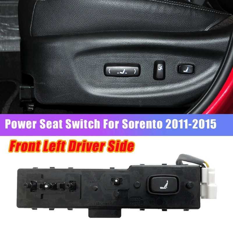 For KIA Sorento 2011-2015 New Front Left Driver Side Power Seat Adjust Control Switch Black Button 88520-2P020VA
For KIA Sorento 2011-2015 New Front Left Driver Side Power Seat Adjust Control Switch Black Button 88520-2P020VA