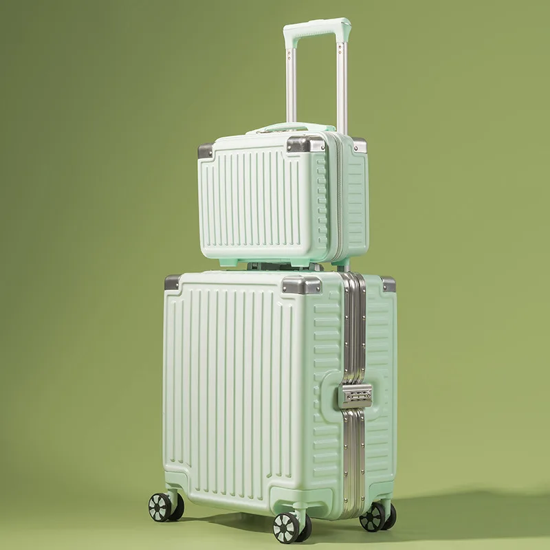2PCS Luggage Set 18 Inch Small Business Boarding Suitcase Lightweight Travel Trolley Case with Silent Spinner Wheel
2PCS Luggage Set 18 Inch Small Business Boarding Suitcase Lightweight Travel Trolley Case with Silent Spinner Wheel